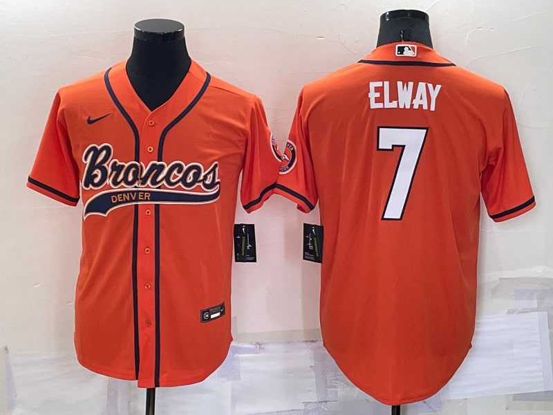 Denver Broncos 7 John Elway Orange Men's Stitched Cool Base Nike Baseball Jersey,We sell and wholesale Denver Broncos 7 John Elway Orange Men's Stitched Cool Base Nike Baseball Jersey on line form chian!